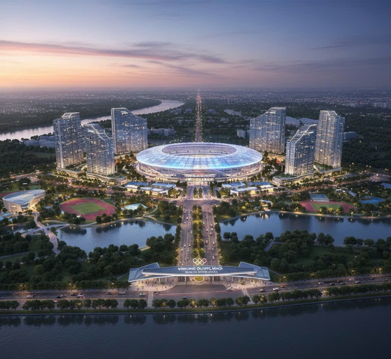 Giới thiệu Vinhomes Olympic Hà Nội 9000ha và 4 PK A,B,C,D