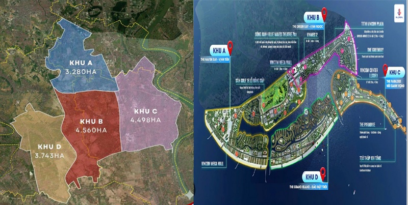 So sánh đầu tư giữa Vinhomes Paradise Cần Giờ và Vinhomes Olympic Ngọc Hồi