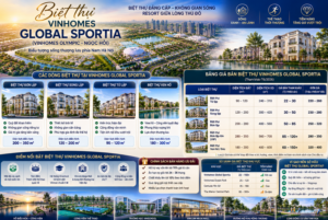 Giá bán biệt thự Vinhomes Global Sportia