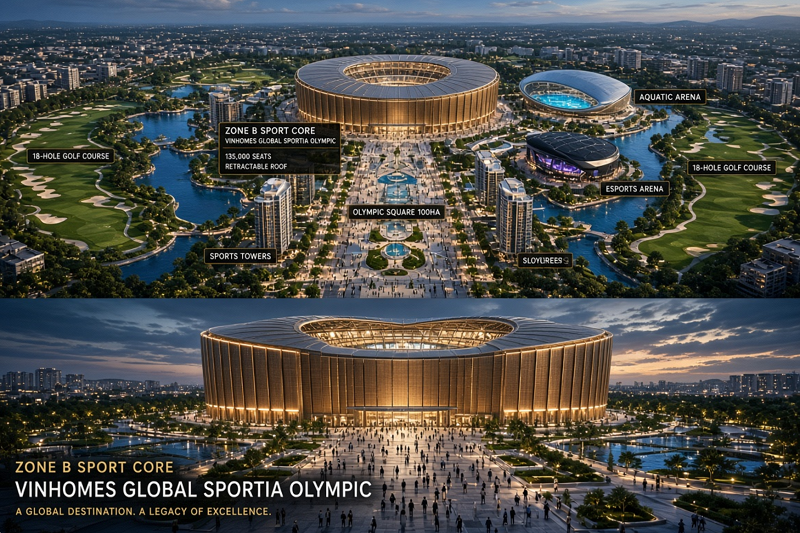 bảng giá Vinhomes Global Sportia mở bán